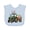 AE-Light Blue, variant on Inktastic Easter Bunny Tractor with Colorful Eggs Boys or Girls Baby Bib