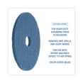 thumbnail image 5 of Boardwalk Standard Scrubbing Floor Pads 17" Diameter Blue 5/Carton 4017BLU, 5 of 6