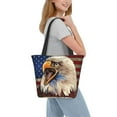 thumbnail image 2 of Sikiie Eagle With USA Flags Shoulder Bag Casual Hobo Crossbody Tote Bag for Women and Men Large Purse Messenger Bag Travel Work, 2 of 6