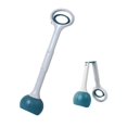 thumbnail image 1 of Recogedor de excrementos para mascotas con mango largo, 70 cm, plegable, portátil, con dientes dentados sólidos, recogedor de basura, herramientas para mascotas, 1 of 5