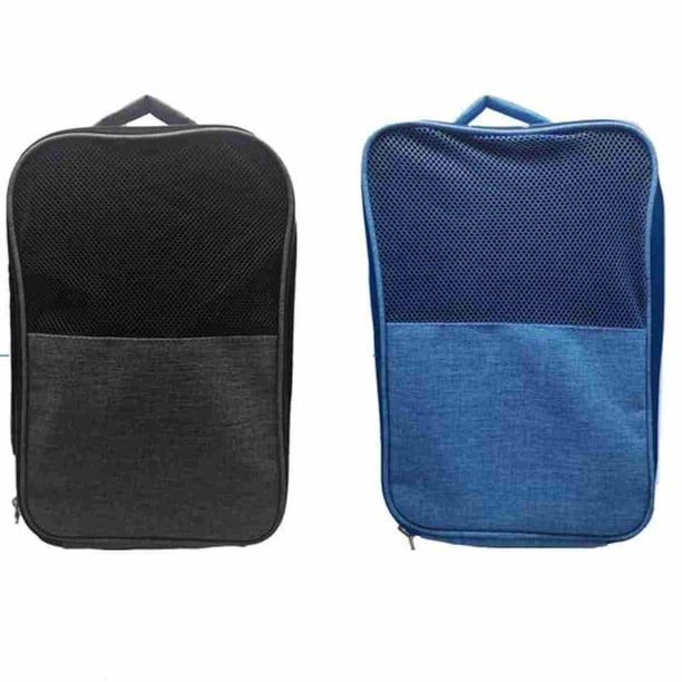 Paquete 70 piezas Zapatera con panel de malla ventilada azul 35 x 22 x 10