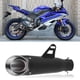 thumbnail image 5 of Silenciador de escape Jadeshay universal Acero inoxidable motocicleta 51 mm color negro, 5 of 8