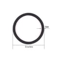 thumbnail image 2 of 120 Pieces Black Hair Ties for Thick and Curly Hair Ponytail Holders Hair Elastic Band for Women or Men(4mm), 2 of 5