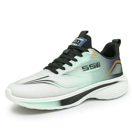 HAOSHIDUO Running Shoes for Men Comfortable Breathable Non Slip Fabric Walking Shoes