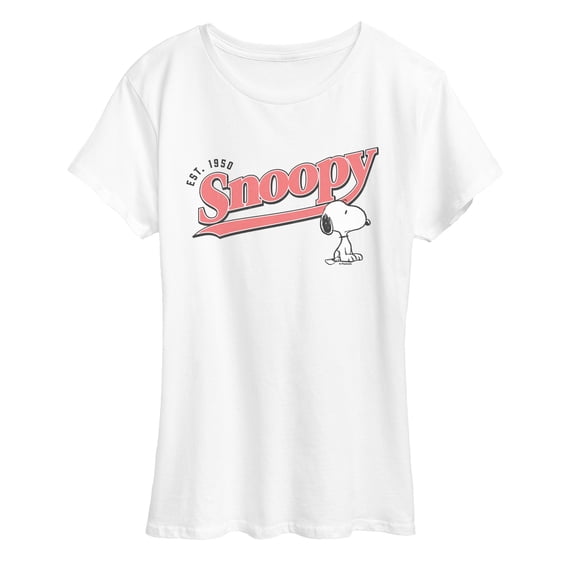 Peanuts - Snoopy 1950 - Women's Short Sleeve Graphic T-Shirt