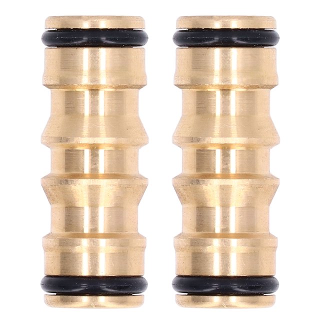 Raccord de Tuyau, Raccord Ferme 2Pcs Raccord de Tuyau en Laiton Raccord Rapide pour le Lavage de Voiture