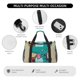 thumbnail image 4 of Easygdp Cool Dino Playing Skateboard Bolsa de Gimnasio, Bolsa de Viaje Duffel, Bolsa de Fin de Semana con Compartimentos, Bolsa de Mano para Noche, 4 of 7