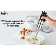 Total Chef Variable Speed Immersion Blender with Turbo Boost, 225 Watts