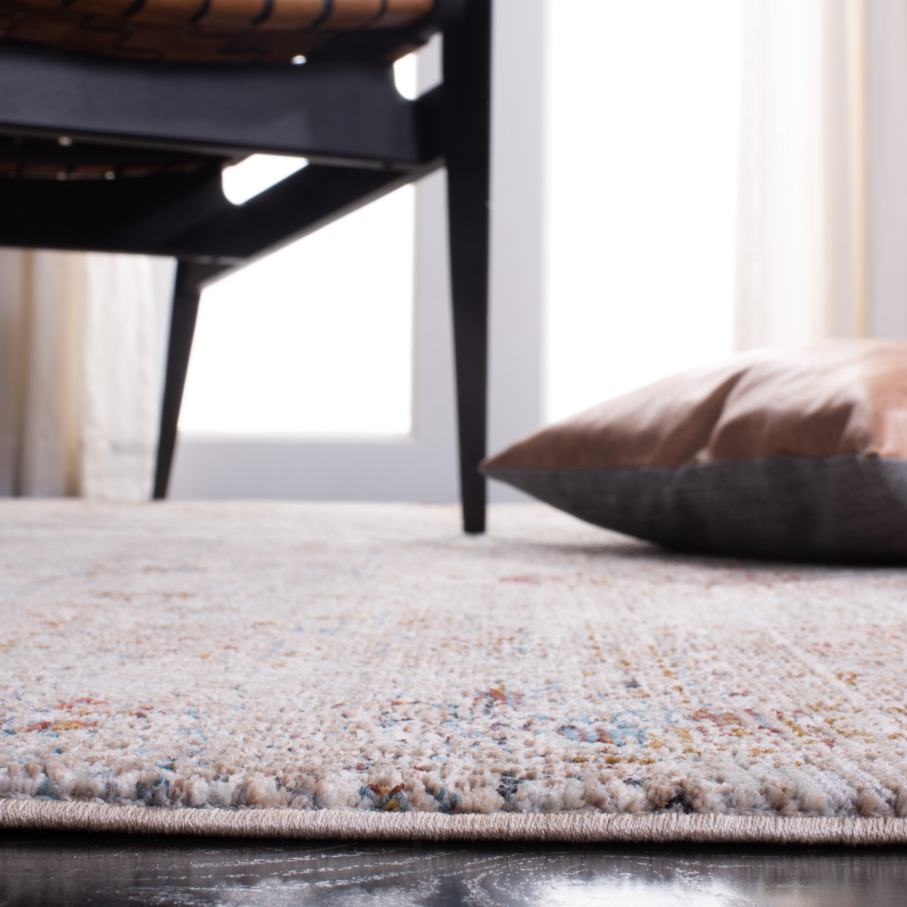 SAFAVIEH Limitee Sally Abstract Area Rug, Beige/Beige, 5'1" x 7'6"