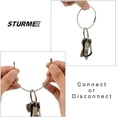 thumbnail image 2 of EcoNesxp 2" Aluminum Random Color Ring Carabiner, 2 of 5
