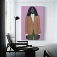 thumbnail image 4 of Portrait Painter Amy Sherald Painting Art Poster (1) Wall Art Poster Scroll Canvas Painting Picture Living Room Decor Home 16x24inch(40x60cm), 4 of 6