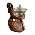 thumbnail image 1 of Abbracc Kung Fu Tea Pot Kung Fu Tea Set Tea Kettle with Infuser Magnetic Teapot Kungfu Glass Tea Set for Office Table Decor Tea House Red, 1 of 9
