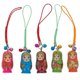 thumbnail image 4 of Hotusi Juego de 12 llaveros con dijes de joyería de moda, llaveros de madera Matryoshka, muñecas rusas, llaveros, regalos decorativos, 4 of 5