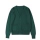 thumbnail image 2 of Chaquetas y abrigos casuales de manga larga sin capucha para mujer, cárdigan de punto de color liso con botones, doble bolsillo, chaqueta informal de manga larga con capucha, top de algodón para mujer, 2 of 3