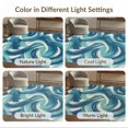 thumbnail image 7 of ODIKA 8'x10' Washable Area Rug Non-Slip Chair-Friendly Mat Contemporary Abstract Art With Asymmetrical Geometric Accents for Dining Room, Large Office, Lounge, 7 of 7