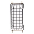 thumbnail image 2 of DII Design Imports Wire Mesh Stackable Storage Bin, Medium, Black & Gold, 2 of 3
