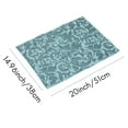 thumbnail image 6 of 2 Pack Dish Drying Mat Absorbent Drying Mat Machine Washable Dish Drying Mats for Kitchen Counter Large (Blue Vine), 6 of 7