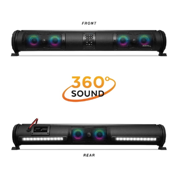 ECOXGEAR SoundExtreme Elite 33" Amplified Powersports Soundbar w/360 Sound
