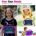 thumbnail image 7 of SUPNICE Kids Case for iPad Mini 5/4/3/2/1 (7.9 inch), Shoulder Strap Shockproof Handle Friendly Convertible Stand Kids Case for iPad Mini 5th (2019),4th, 3rd, 2nd, 1st Generation-Purple, 7 of 7