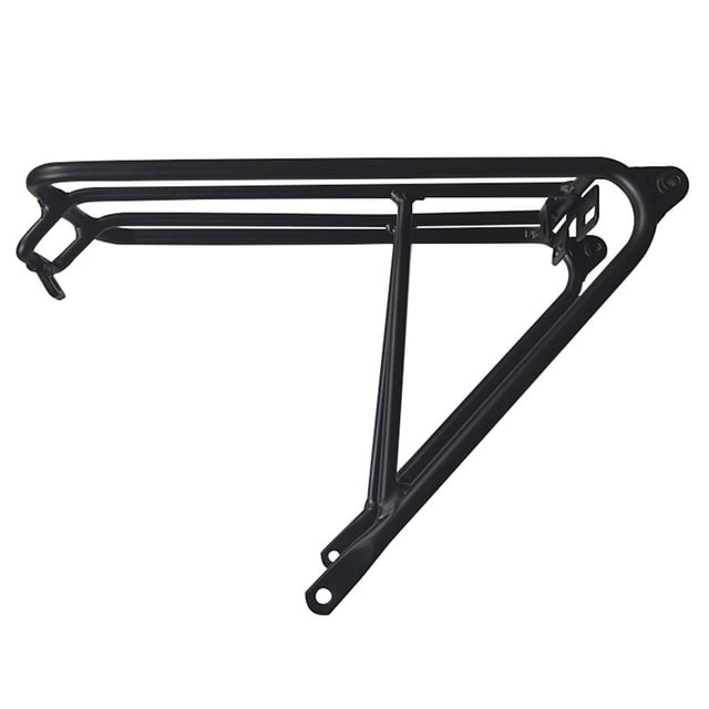 VONKY PODAY Foldable Bicycles Aluminum Alloy Rear Shelf Bikes Back Racks with Wheels Riding Luggage Accessory Replacement for Brompton Black