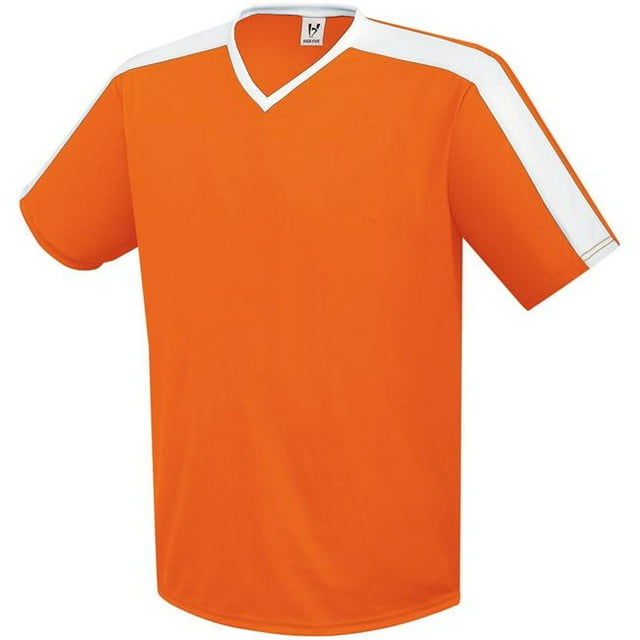 Maillot de Soccer Jeunesse Genesis, Orange & Blanc - Moyen