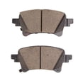 thumbnail image 3 of KarParts360 For Jeep Wrangler 2021 22 23 24 2025 Disc Brake Pads | Mechanical Pad Wear Sensor Type | 62mm/2.44in Inner Height | 142.6mm/5.61in Inner Width | 62.3mm/2.45in Outer Pad Height, 3 of 4