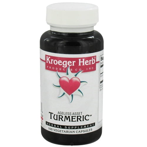 Kroeger Herbs Turmeric 900 Mg Vegetarian Capsules 100 Ea, 3 Pack