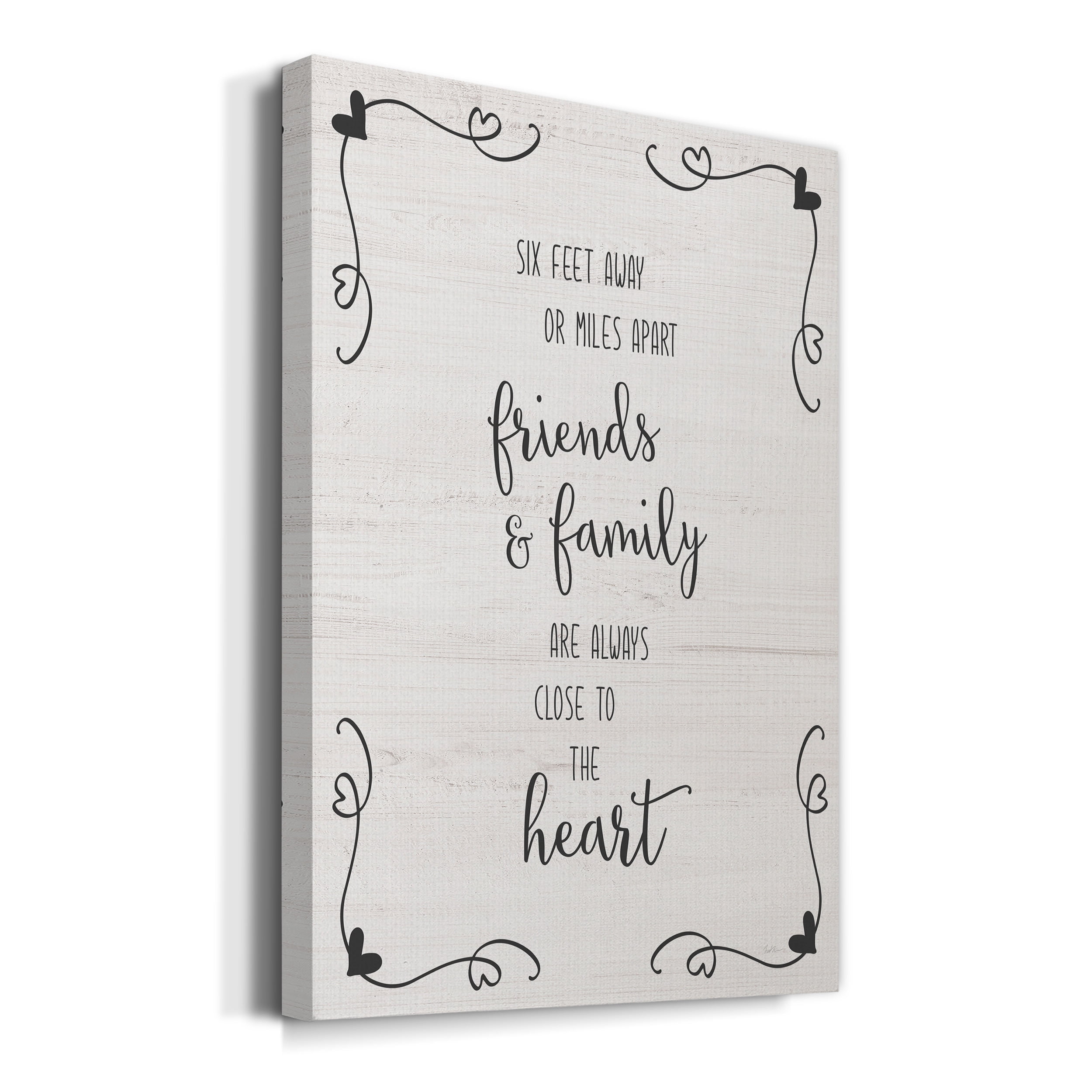 Six Feet Premium Gallery Wrapped Canvas - Ready to Hang - 24 x 36