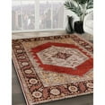 thumbnail image 2 of Ahgly Company Indoor Rectangle Mid-Century Modern Light Copper Gold Persian Area Rugs, 8' x 10', 2 of 6