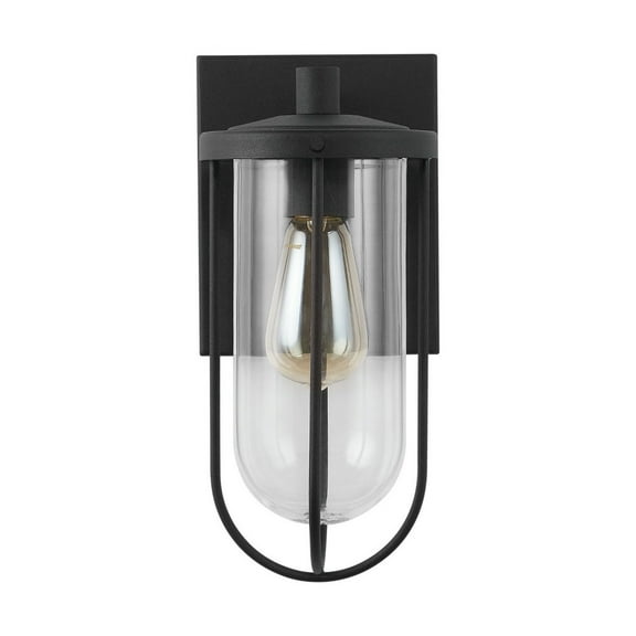 Capital Lighting 934211BK Corbin 1 Light Outdoor Wall Light, Black
