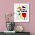 thumbnail image 4 of Designs ByLITA Savor The Flavor of Life, 5 x 7 White Wall Print Inspirational (Framed) | Retro Kitchen Decoration, 4 of 4