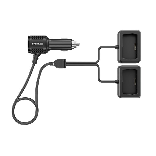 para Mini3/Mini3 Pro Drone Doble AlimentacióN USB A Dos Cargador de Coche Conveniente PortáTil MultifuncióN