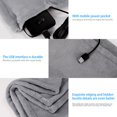 thumbnail image 4 of 5V USB couverture électrique chauffe-lit Thermostat matelas électrique doux couverture chauffante tapis plus chaud livraison directe, 4 of 5