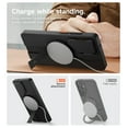 thumbnail image 6 of SURITCH for Samsung Galaxy S25 Ultra Case, Magnetic Protective Cover with Camera Cover and Adjustable Metal Kickstand, Black, 6 of 8