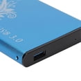thumbnail image 3 of Hard Drive Enclosure 4TB 2.5in 5Gbps Transmission USB3.0 Aluminium Alloy Plug and Play HDD Enclosure for Laptop Desktop Blue (Not Inclube Hard Disk), 3 of 4