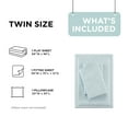 thumbnail image 6 of Regency Heights Twin Size Cotton Flannel Sheet Set, 3-Piece Flannel Bed Sheets Twin, 100% Cotton Bed Sheets Set with Deep Pocket, Aqua Dots, 6 of 7