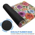 thumbnail image 6 of Long Mouse Pads for Desk,Pioneer Flower Floral Print Pattern Desk Mats on Top Of Desks, Desk Mouse Pad Extra Large with 3mm Non-Slip Base and Stitched Edge for Gaming,Office,Work,Home 31.5"x15.7", 6 of 6