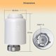 thumbnail image 5 of Tuya Zigbee Tatic Radiator Valve Trv Temperature For Home Yandex Ali, 5 of 5