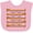 AD-Pink, variant on Inktastic Dachshund Dog Funny Puppy Boys or Girls Baby Bib