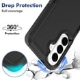 thumbnail image 6 of Defender Case for Samsung Galaxy S26 Plus 5G 6.7", Dual Layer PC+TPU Rugged Shockproof Full Body Protective Cover,Black,For Galaxy S26 Plus 5G, 6 of 6