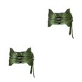 thumbnail image 2 of Qarigey Cinturón ancho con correa resistente en estilo medieval para disfraces de adultos Armadura Pirata Caballero Unisex Cuero artificial verde 2Conjunto, 2 of 6