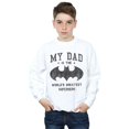 thumbnail image 2 of DC Comics Garçon Batman Mon Papa Est un Superhéros Chandail, 2 of 3