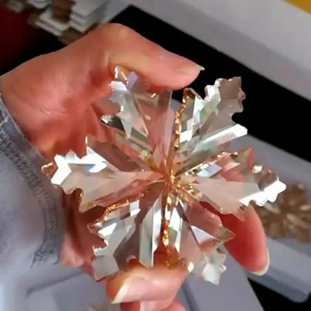 

TALKVE Simple lightweight and wear resistant Car Decoration Snowflake Jewelry Rearview Mirror Pendant Car Jewelry
