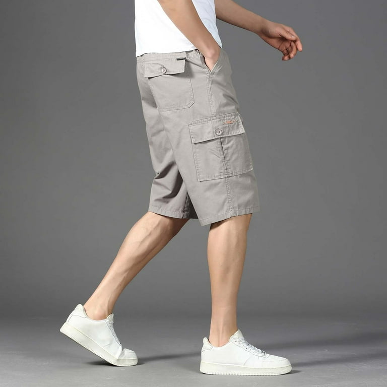 HSMQHJWE Mens Sweat Shorts With Pockets Tearaway Shorts Male