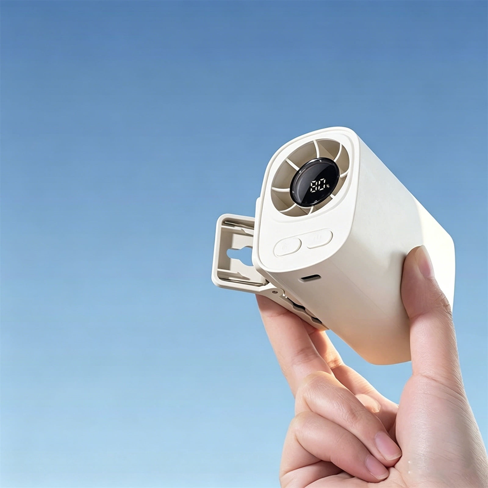 Clip On Air Conditioner For Car, 2026 Mini Car Portable AC System With LED Display, USB Rechargeable Portable AC For Auto Vehicle
