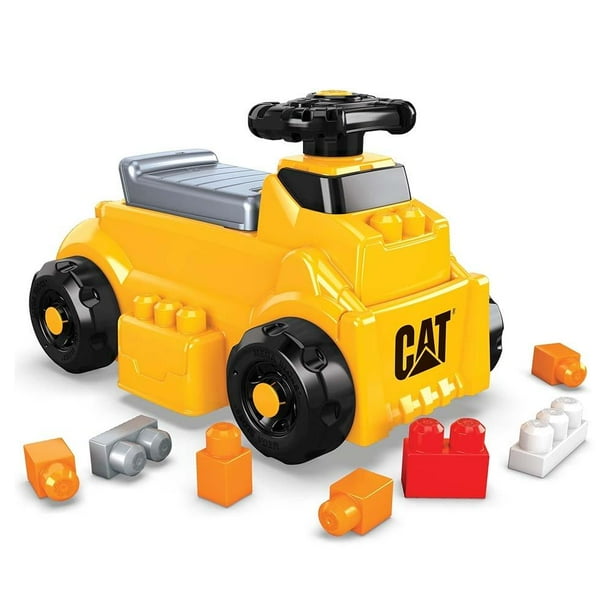 Juguete de Construcción Mega Bloks CAT Ride-On Construye y Pasea
