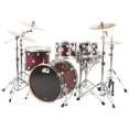 thumbnail image 2 of DW Collector's Series Satin Specialty 4-Piece Shell Pack Twisted Cherry to Black Burst Satin Chrome Hardware, 2 of 4