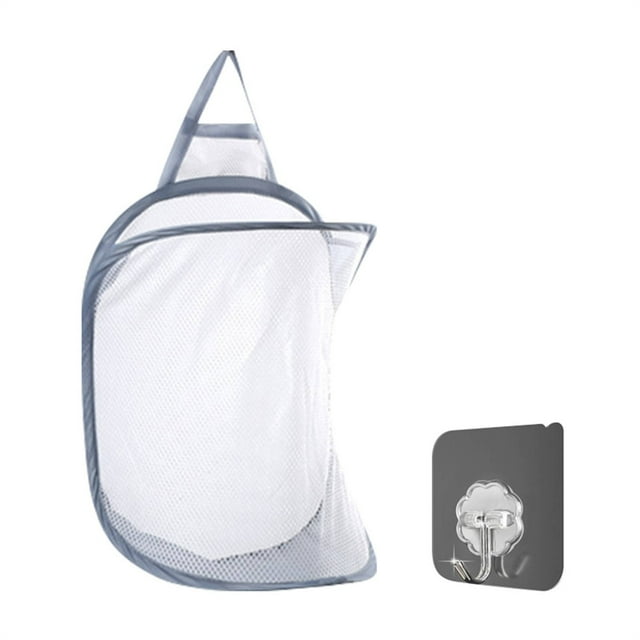 Mesh Laundry Small Laundry Baskets Wall Laundry Hamper Laundry Hamper Dirty Clothes Basket White Foldable Mesh Laundry Laundry Basket Dirty Clothes Storage Basket Laundry Basket Hamperdirty Clothes H
