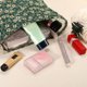 thumbnail image 5 of Bolsa de maquillaje floral, bolsa de maquillaje de gran capacidad, bolsa de cosméticos, bolsas de cosméticos para mujeres para monedero, fundas, lápices labiales, pinceles, verde, 5 of 7