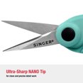 thumbnail image 4 of SINGER ProSeries 4.5-Inch Precision Scissors with NANO Tip and Comfort Grip, 4 of 10